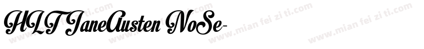 HLT JaneAusten NoSe字体转换